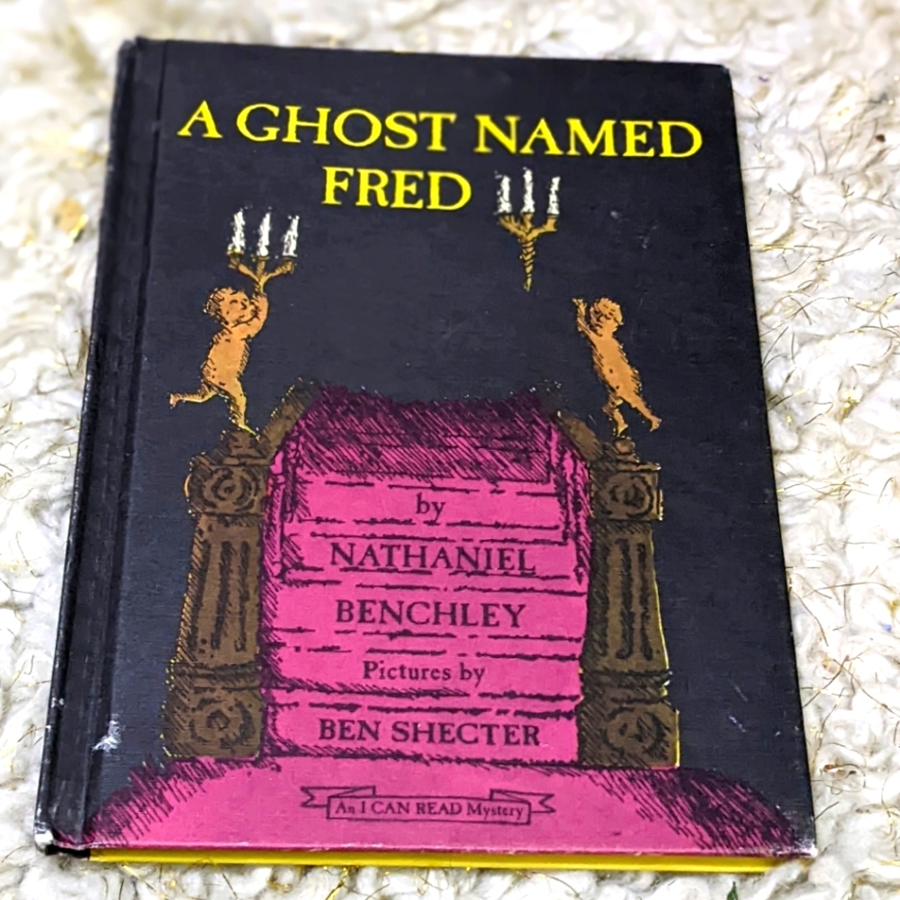 A Ghost Named Fred Hardcover Book Children's 60s Vintage Antique EUC RARE HTFA